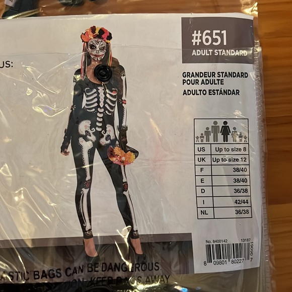 La Muerta Womens Halloween Costume - Picture 5 of 5